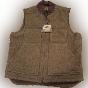 Filson lined mackinaw wool work vest Medium